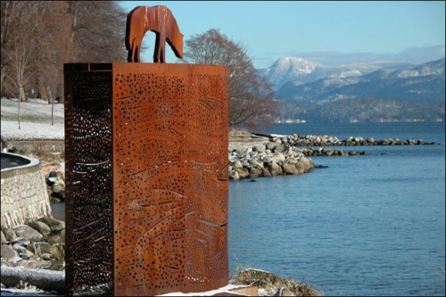 corten w architekturze krajobrazu 