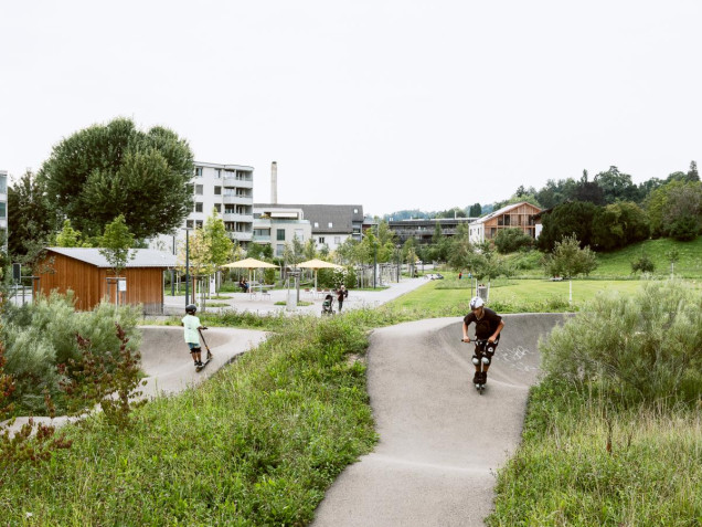 Grünfelspark w Rapperswil-Jona – nowoczesny park miejski