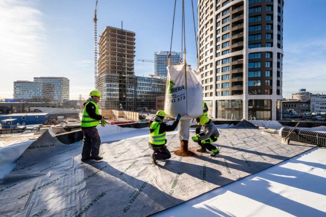 Dach zielony w systemie Dorken Delta