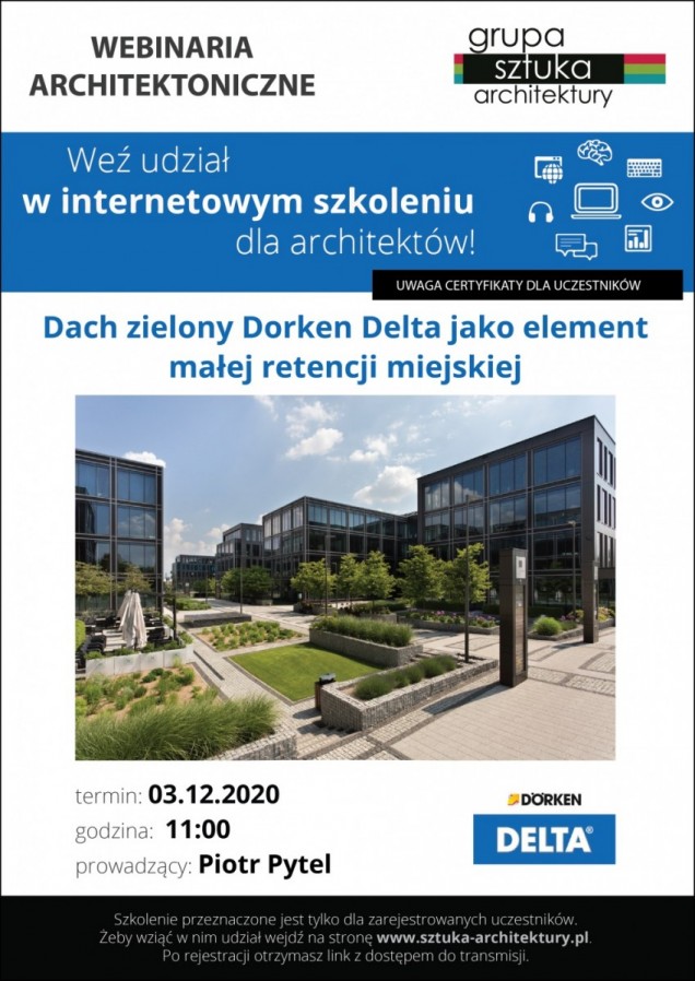 Dach zielony jako element malej retencji