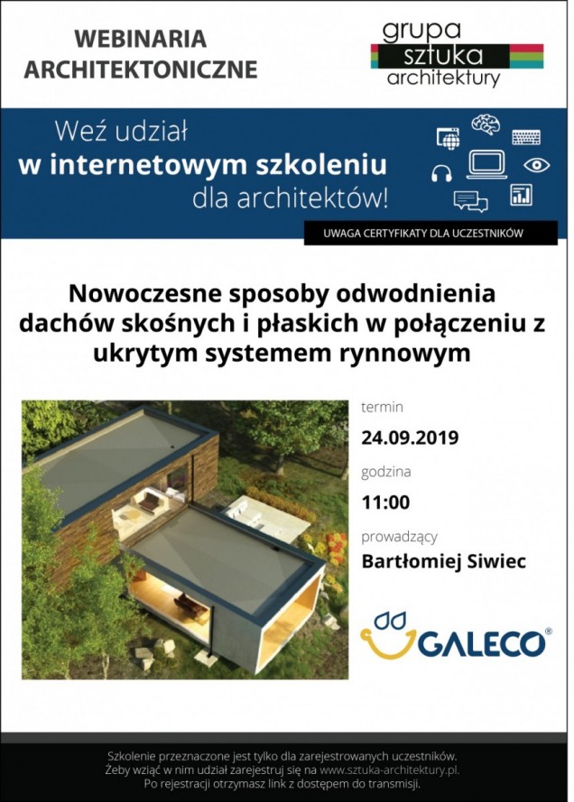 webinarium architektoniczne Galeco