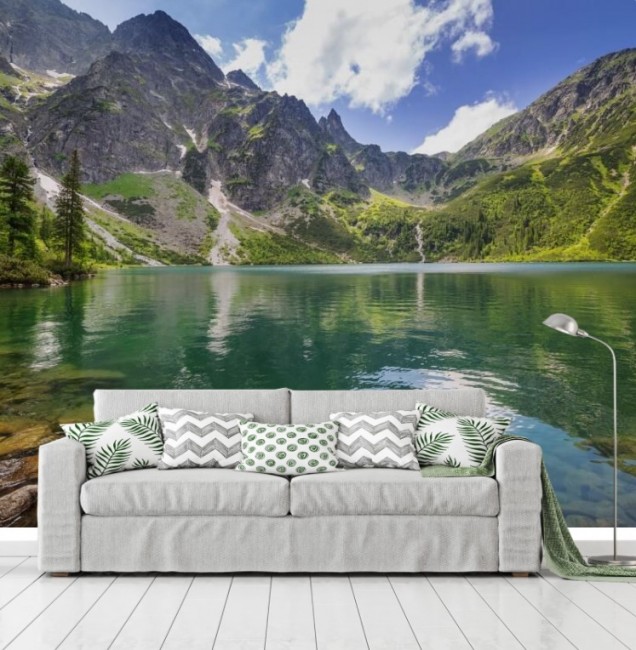 Fototapeta Jezioro w górach Tatry. Źródlo: Uwalls.pl