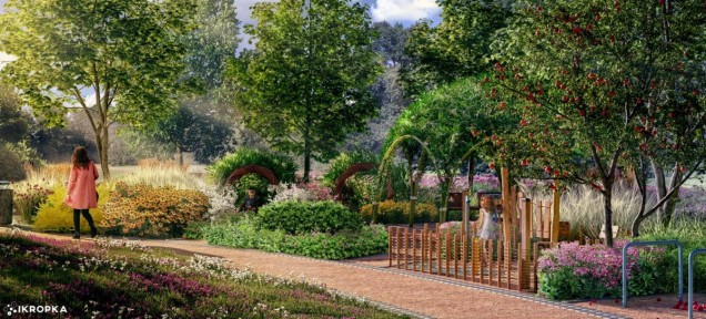 Park Wschodni we Wrocławiu. Plac zabaw