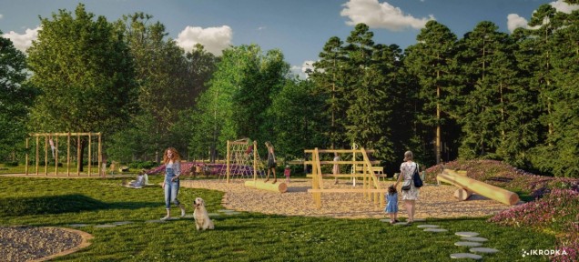 Park Wschodni we Wrocławiu. Plac zabaw