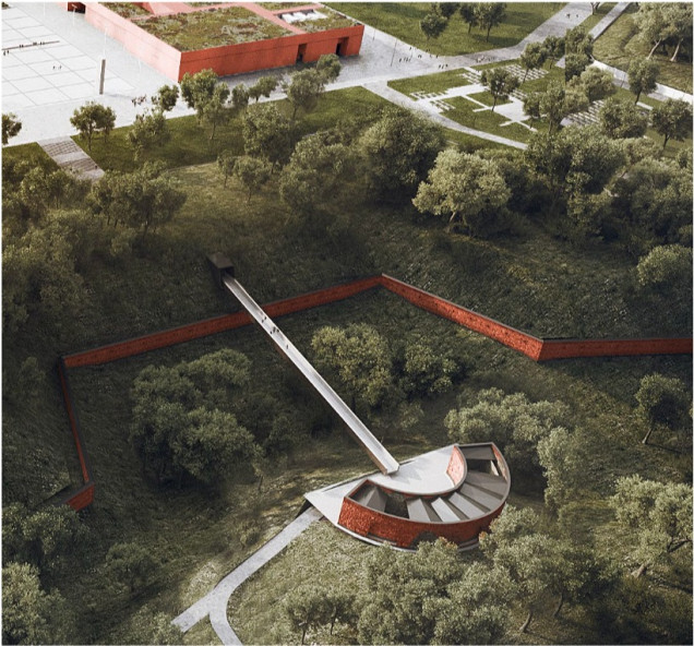 kładka piesza nad fosą Cytadeli Warszawskiej