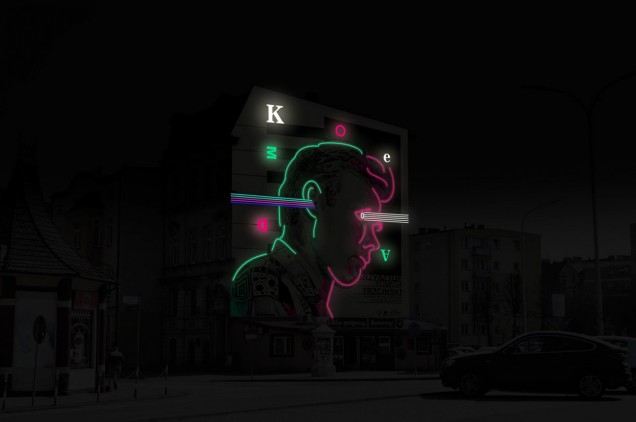 Mural Krzysztofa Komedy w Ostrowcu Wielkopolskim