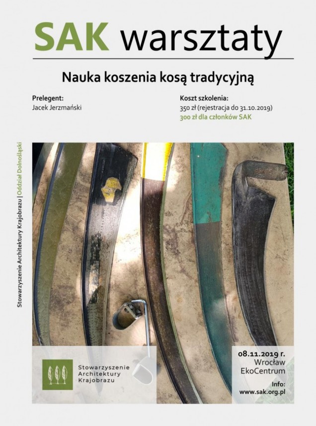Warsztaty z koszenie kosą tradycyjną