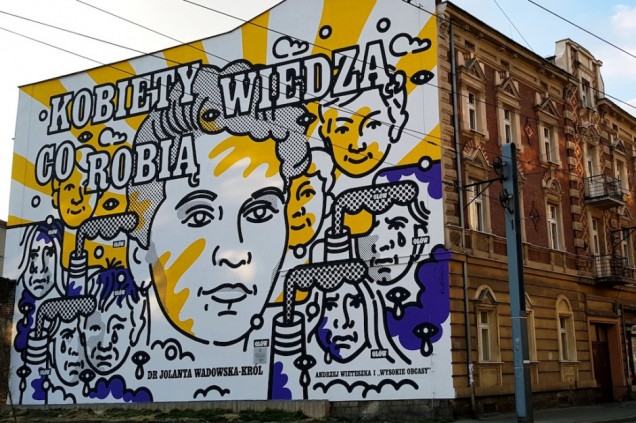 mural doktor Jolanty Wadowskiej-Król