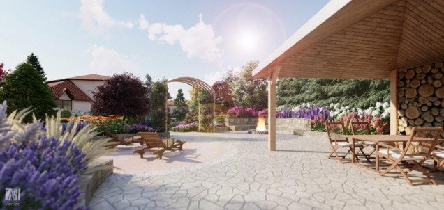 ogród w stylu naturalistycznym projekt