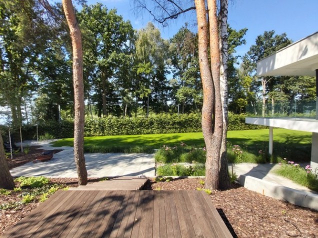 Patio w domu jednorodzinnym