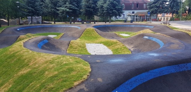 Park tysiąclecia w w Krośnie Odrzańskim 