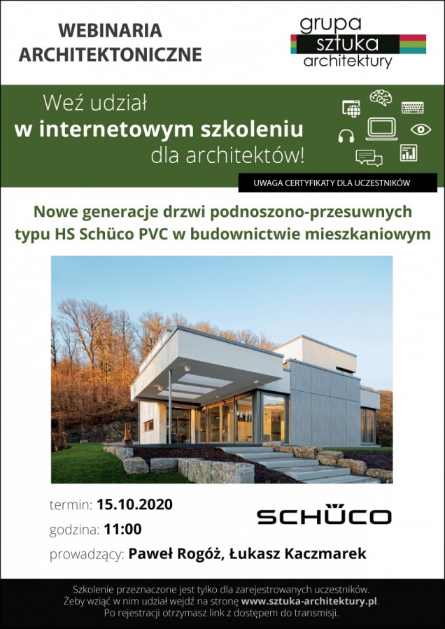 Webinarium architektoniczne Schüco 