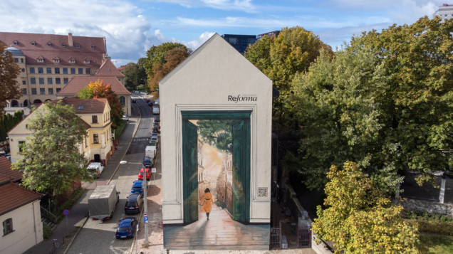 Nowy mural w centrum Poznania