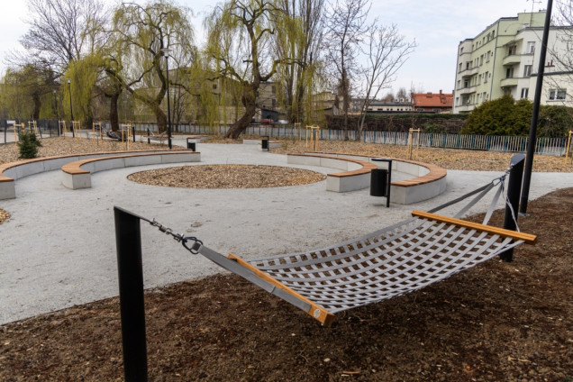 Nowy skwer nad rzeką w Bielsku-Białej