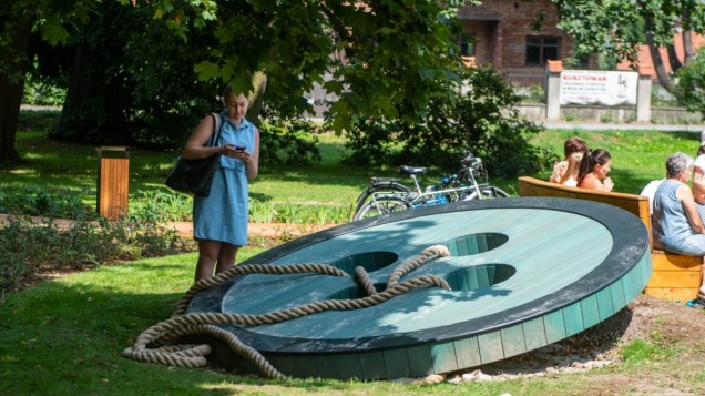 Smoczy Skwer park Decjusza