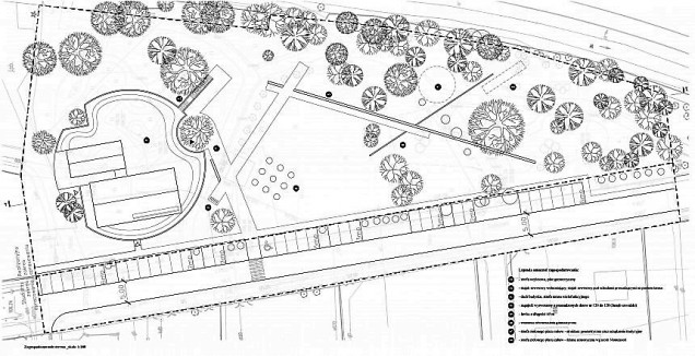 Dom kultury plan zagspodarowania