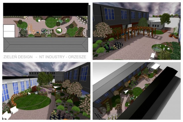 Projekt zagospodarowania terenu firmy firmy NT Industry