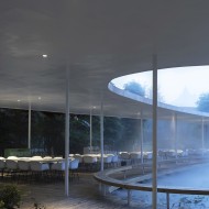 Garden Hotpot, restauracja w lesie, leśna restauracja, Organiczna architektura, MUDA-Architects