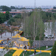 Współczesny park społeczny w Pekinie