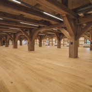 Podłogi drewniane w Młynach Rothgera w Bydgoszczy