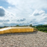 Ścieżka łącząca miasto Wassertrüdingen z terenami zielonymi