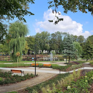 Zmodernizowany Park im. Marii i Lecha Kaczyńskich w Lęborku