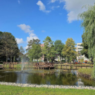 Zmodernizowany Park im. Marii i Lecha Kaczyńskich w Lęborku