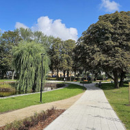 Zmodernizowany Park im. Marii i Lecha Kaczyńskich w Lęborku