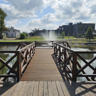 Zmodernizowany Park im. Marii i Lecha Kaczyńskich w Lęborku