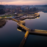 Plaża miejska nad jeziorem Niskie Brodno