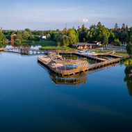 Plaża miejska nad jeziorem Niskie Brodno
