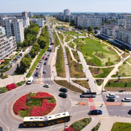 park linearny nad tunelem Południowej Obwodnicy Warszawy
