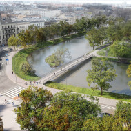 łabędzia kładka wrocław projekt