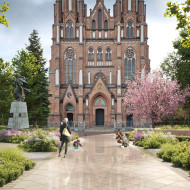 przebudowy ulic, placów i zieleńców w centralnej części Starej Pragi