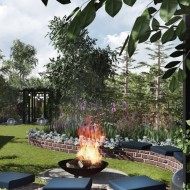 projekt ogrodu, aranżacja ogrodu, KOKON Zespół Architektoniczny, ciekawy ogród