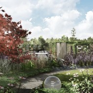 projekt ogrodu, aranżacja ogrodu, KOKON Zespół Architektoniczny, ciekawy ogród