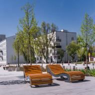 Nowy zielony plac na Pradze-Północ już otwarty