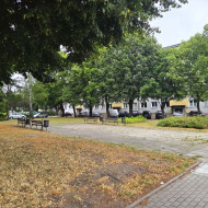 Nowy park kieszonkowy na Starym Rynku w szczecińskim Dąbiu