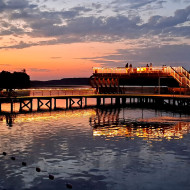 Plaża miejska nad jeziorem Niskie Brodno