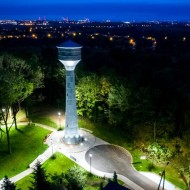 Nitowana wieża ciśnień w Będzinie-Grodźcu