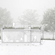 Projekt przystani dla rowerzystów we Wrocławiu