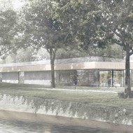 Projekt przystani dla rowerzystów we Wrocławiu