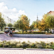 (Projekt ulicy Długie Ogrody w Gdańsku. II nagroda w konkursie Regio sp.,z o.o.