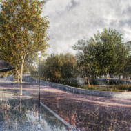 (Projekt ulicy Długie Ogrody w Gdańsku. II nagroda w konkursie Regio sp.,z o.o.