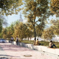 (Projekt ulicy Długie Ogrody w Gdańsku. II nagroda w konkursie Regio sp.,z o.o.