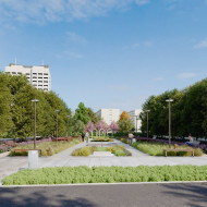 Nowy park kieszonkowy na Starym Rynku w szczecińskim Dąbiu