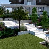 projekt ogrodu w stylu nowoczesnym