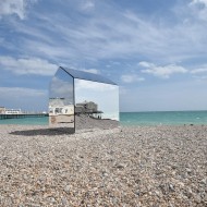 szklana chataka, plaża