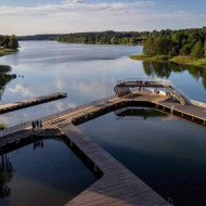 Plaża miejska nad jeziorem Niskie Brodno 