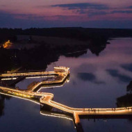 Plaża miejska nad jeziorem Niskie Brodno 